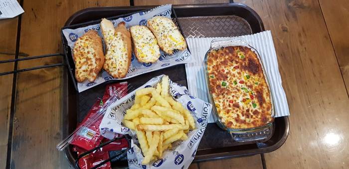 Fast-food spread