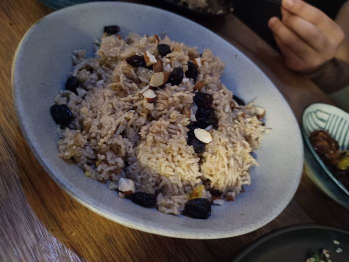 Rice with olives