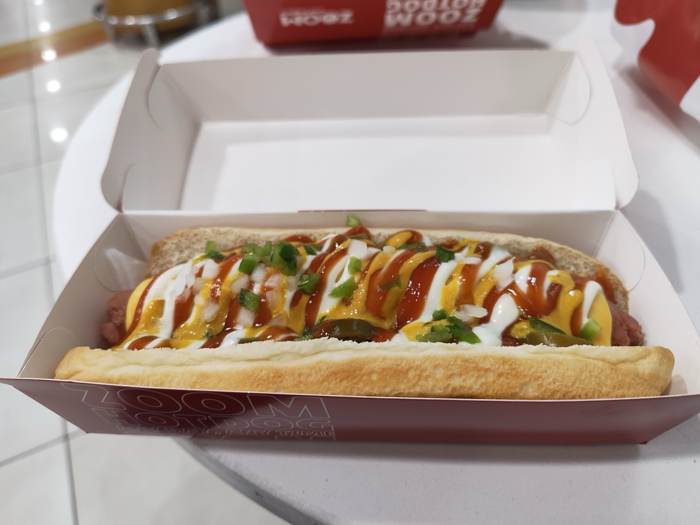 Loaded hot dog