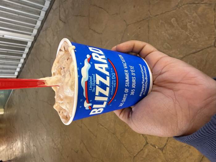 Blizzard ice cream