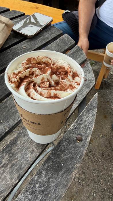 Dusted cappuccino