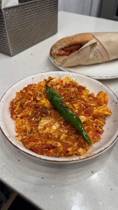 Menemen (eggs with tomato)