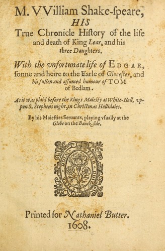 King Lear cover